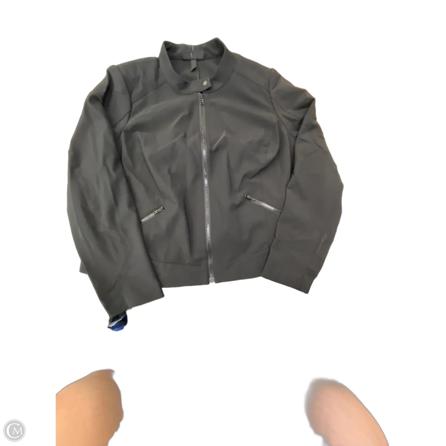 Jacket Moto By Lane Bryant In Black, Size: 2x