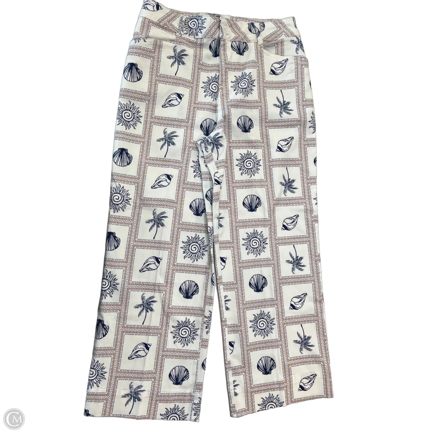 Pants Cropped By Bagatelle In Cream, Size: 8