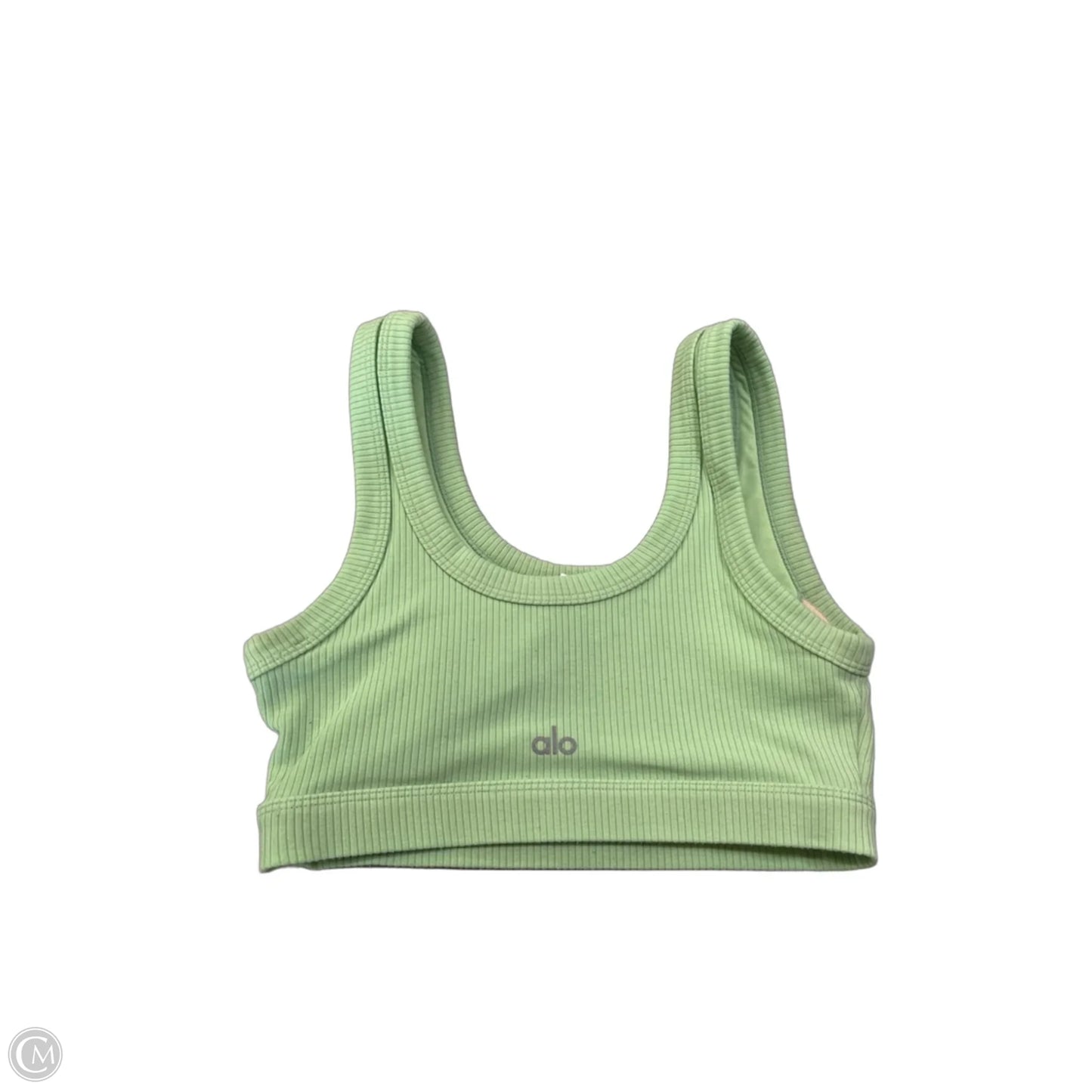 Athletic Bra By Alo In Green, Size: S