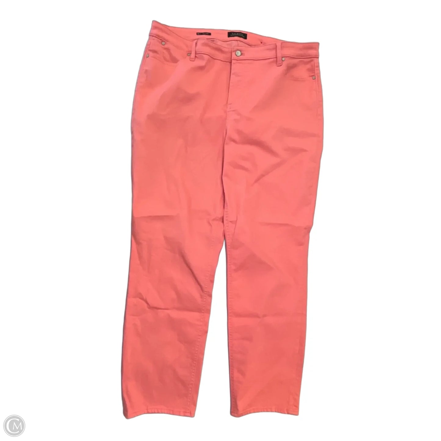 Jeans Straight By Talbots In Coral, Size: 20