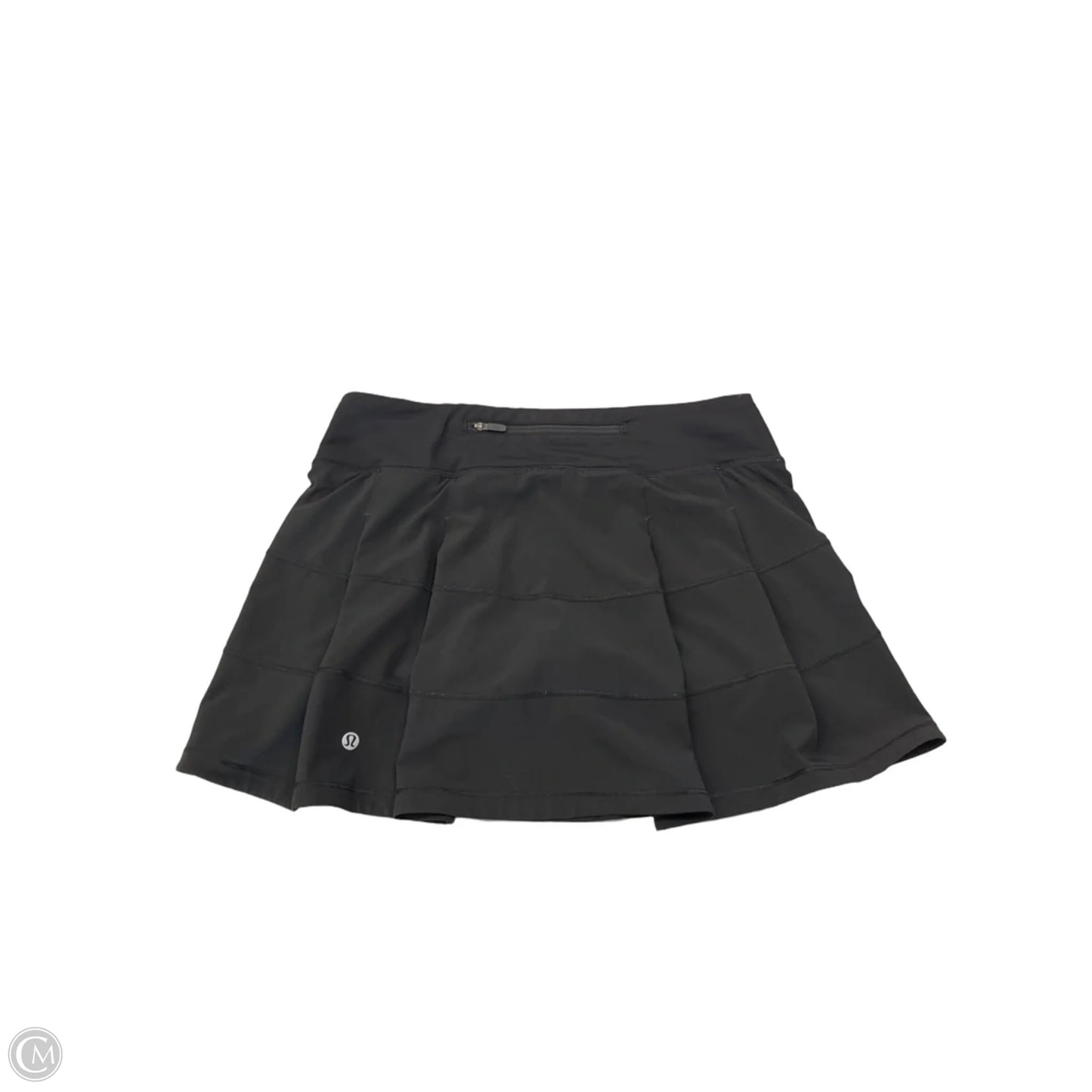Athletic Skort By Lululemon In Black, Size: S