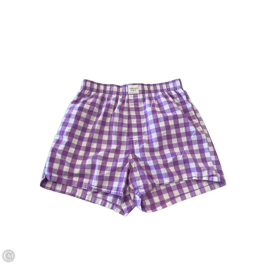 Shorts By American Eagle In Checkered Pattern, Size: S