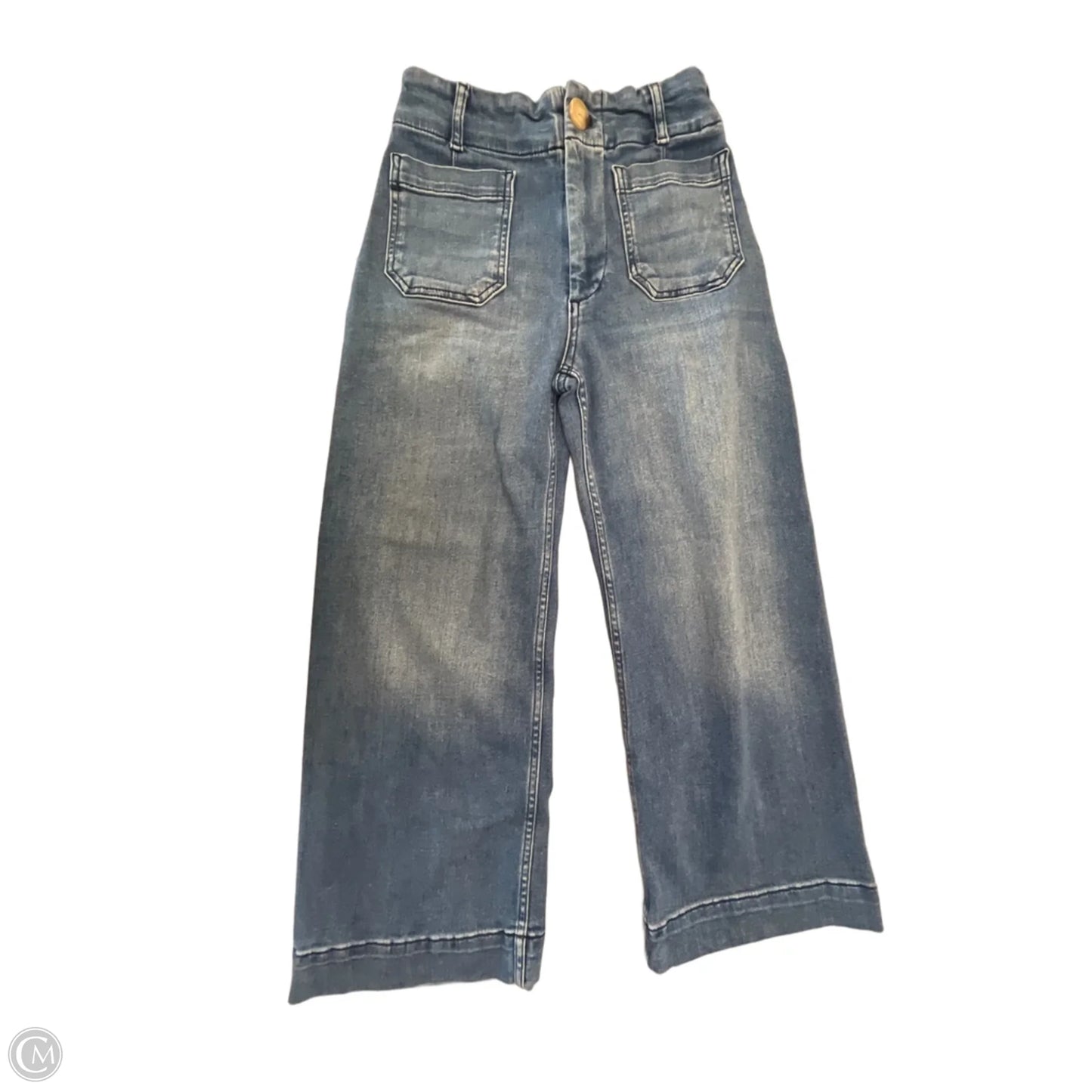 Jeans Wide Leg By Maeve In Blue Denim, Size: 2