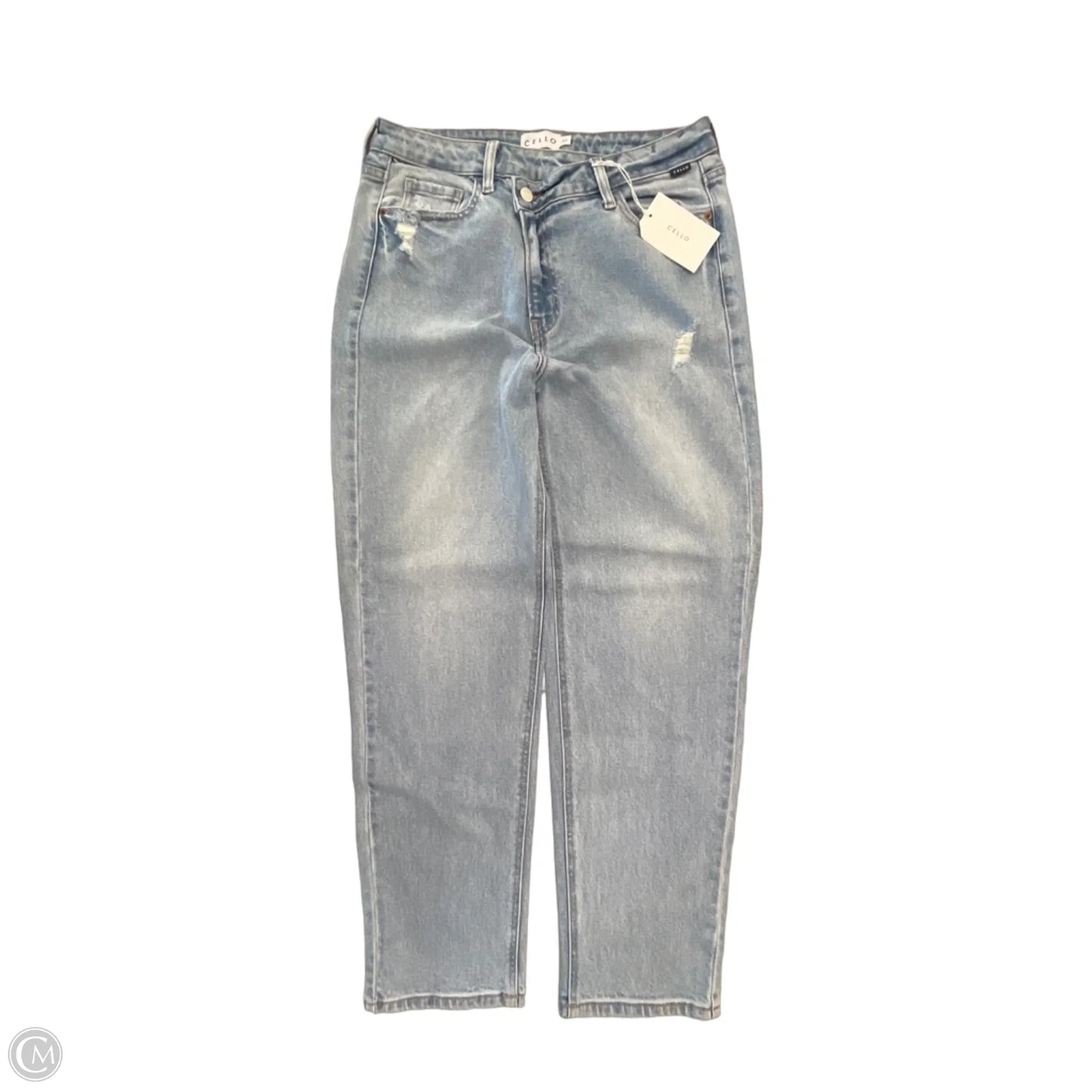 Jeans Boyfriend By Cello In Blue Denim, Size: 10