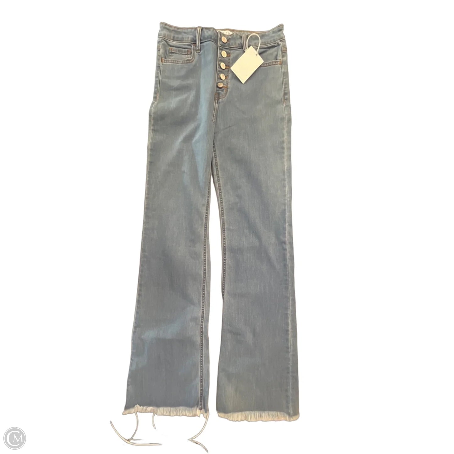 Jeans Flared By Cello In Blue Denim, Size: 10