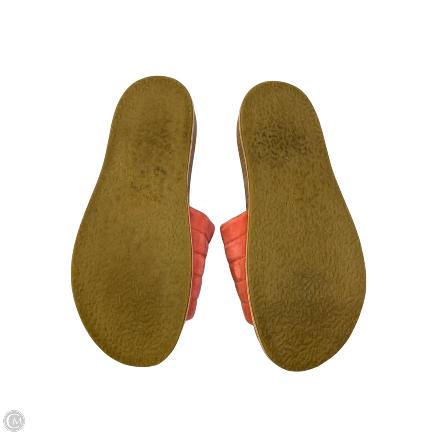 Sandals Flats By Johnny Was In Red, Size: 7