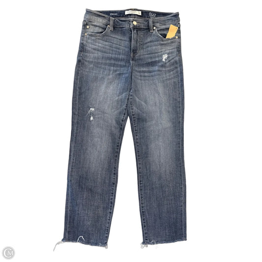 Jeans Straight By Liverpool In Blue Denim, Size: 10