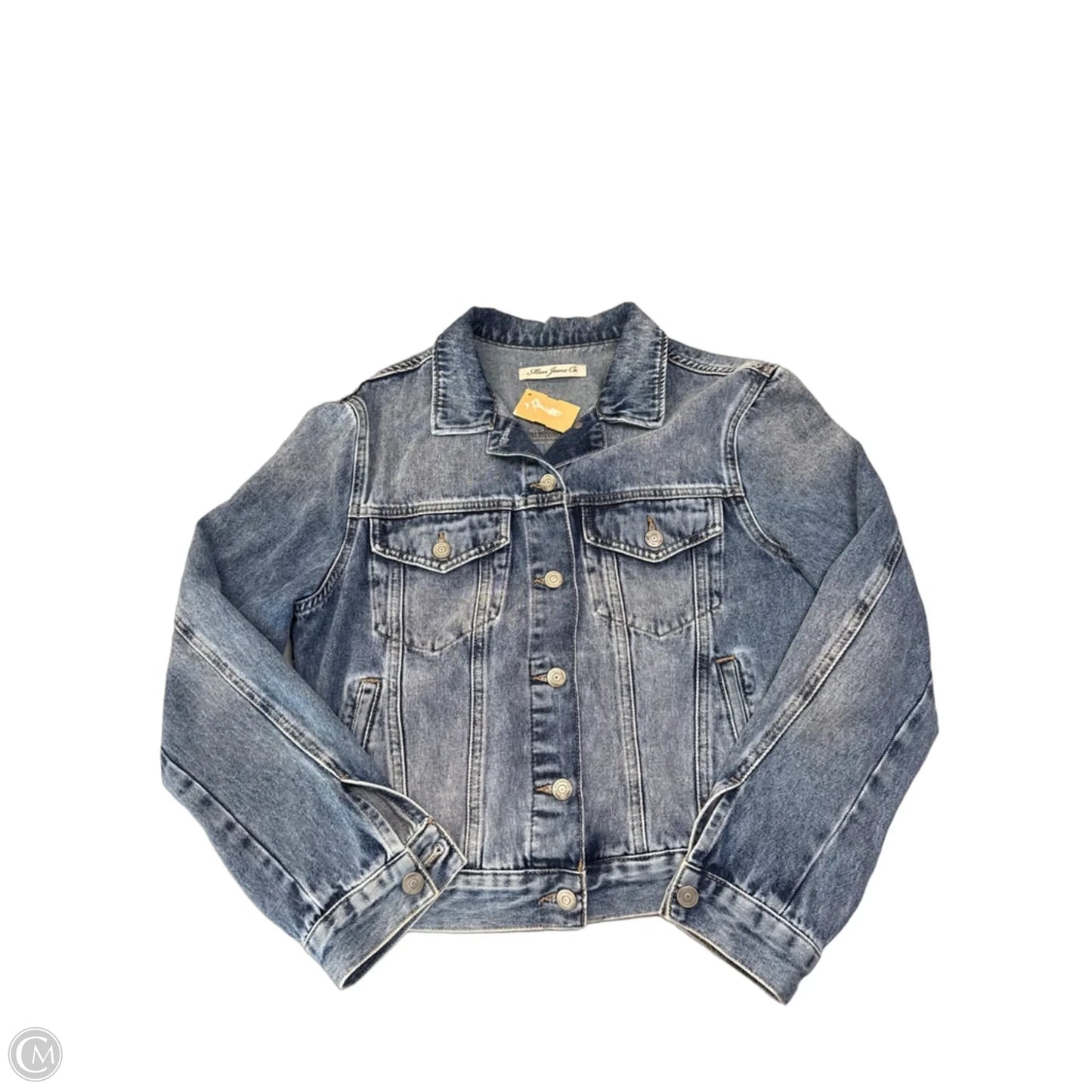 Jacket Denim By Mavi In Blue Denim, Size: L