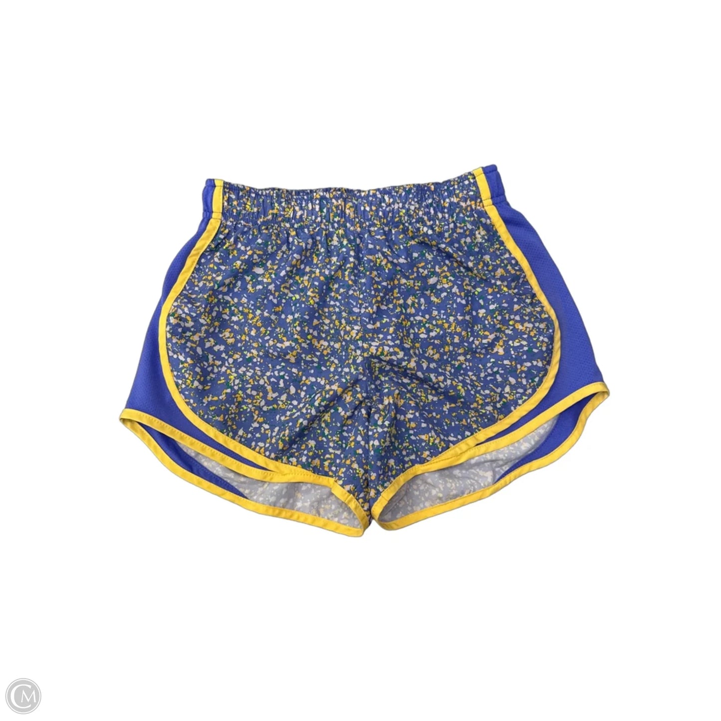 Athletic Shorts By Nike In Purple & Yellow, Size: Xs