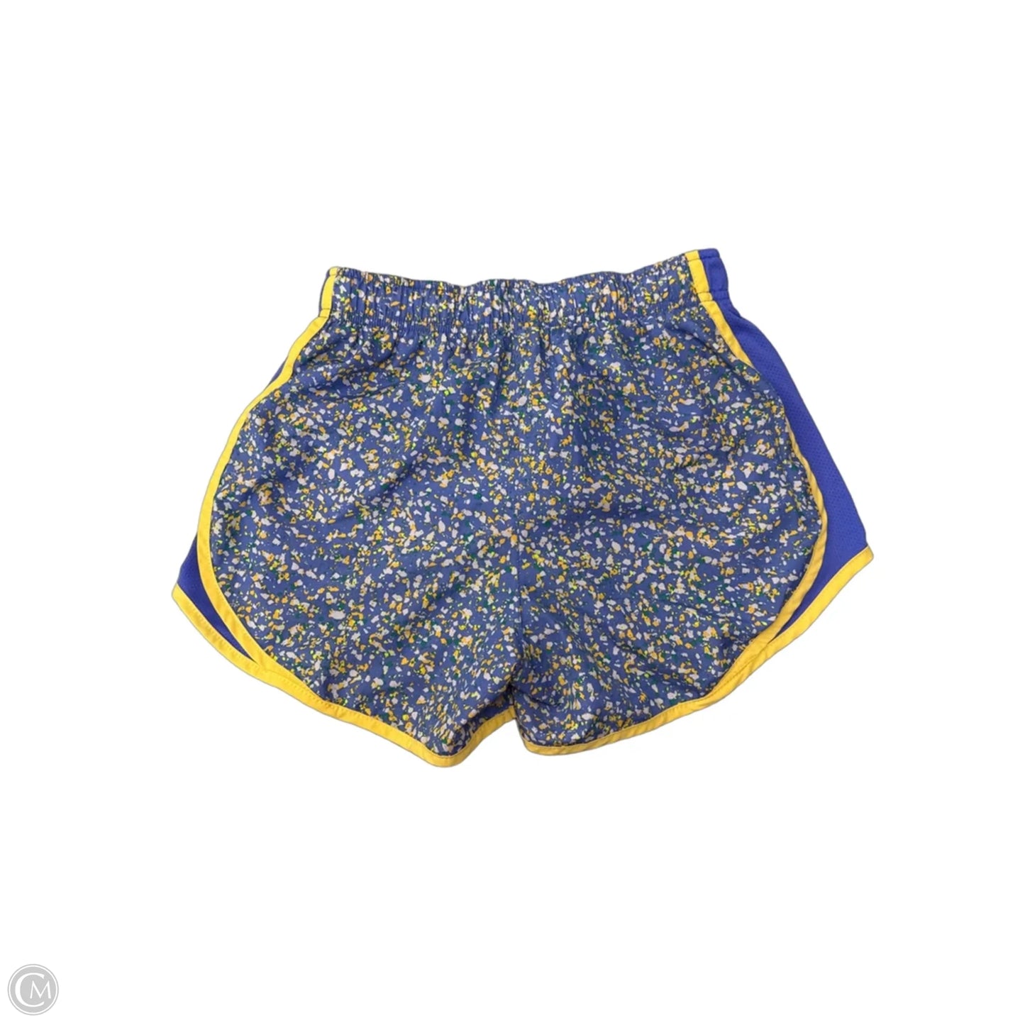 Athletic Shorts By Nike In Purple & Yellow, Size: Xs