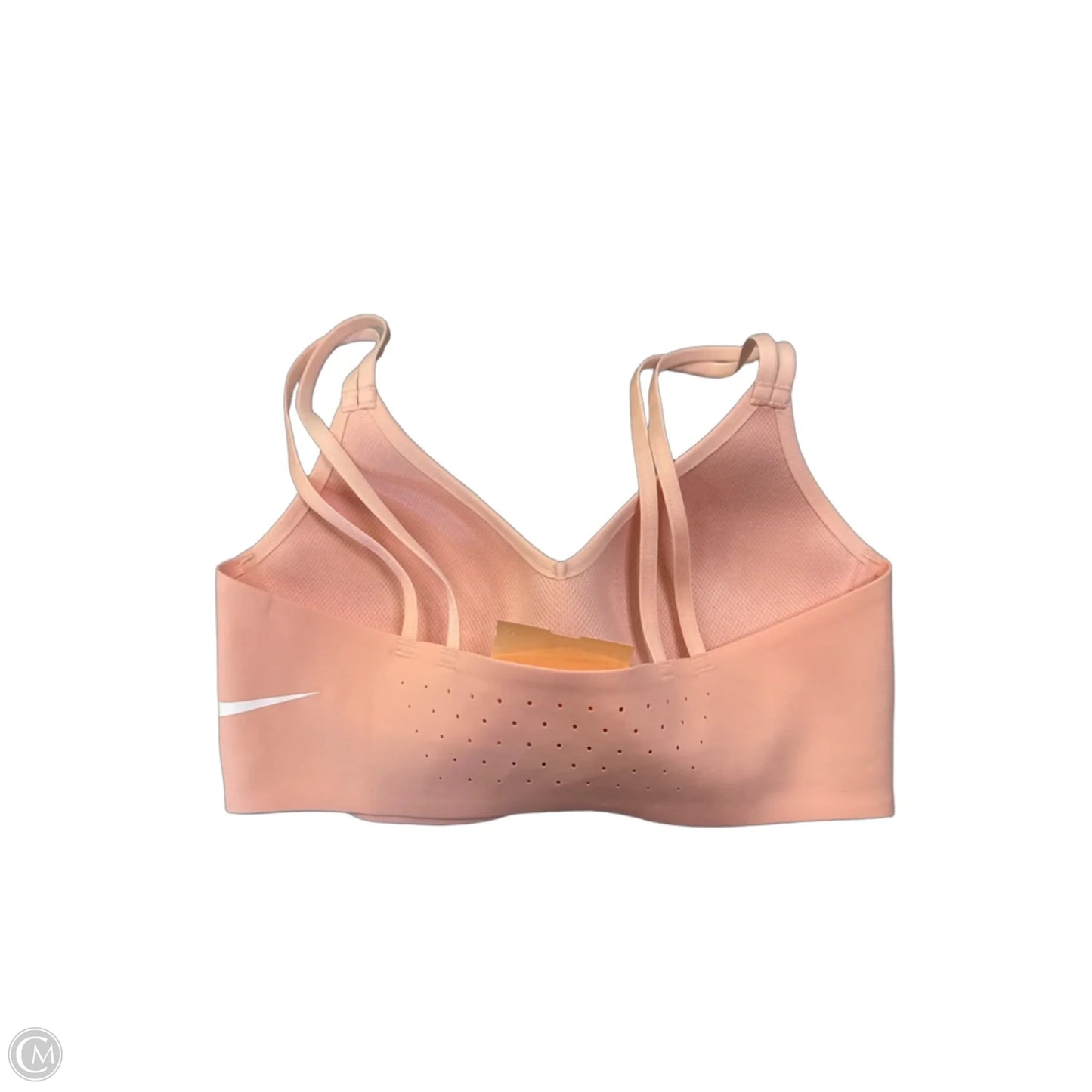 Athletic Bra By Nike In Peach, Size: S
