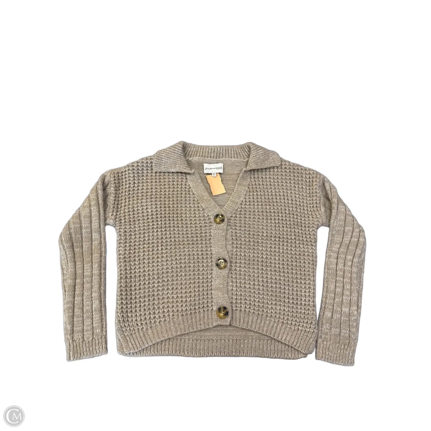 Sweater By Freshman In Tan, Size: Xs