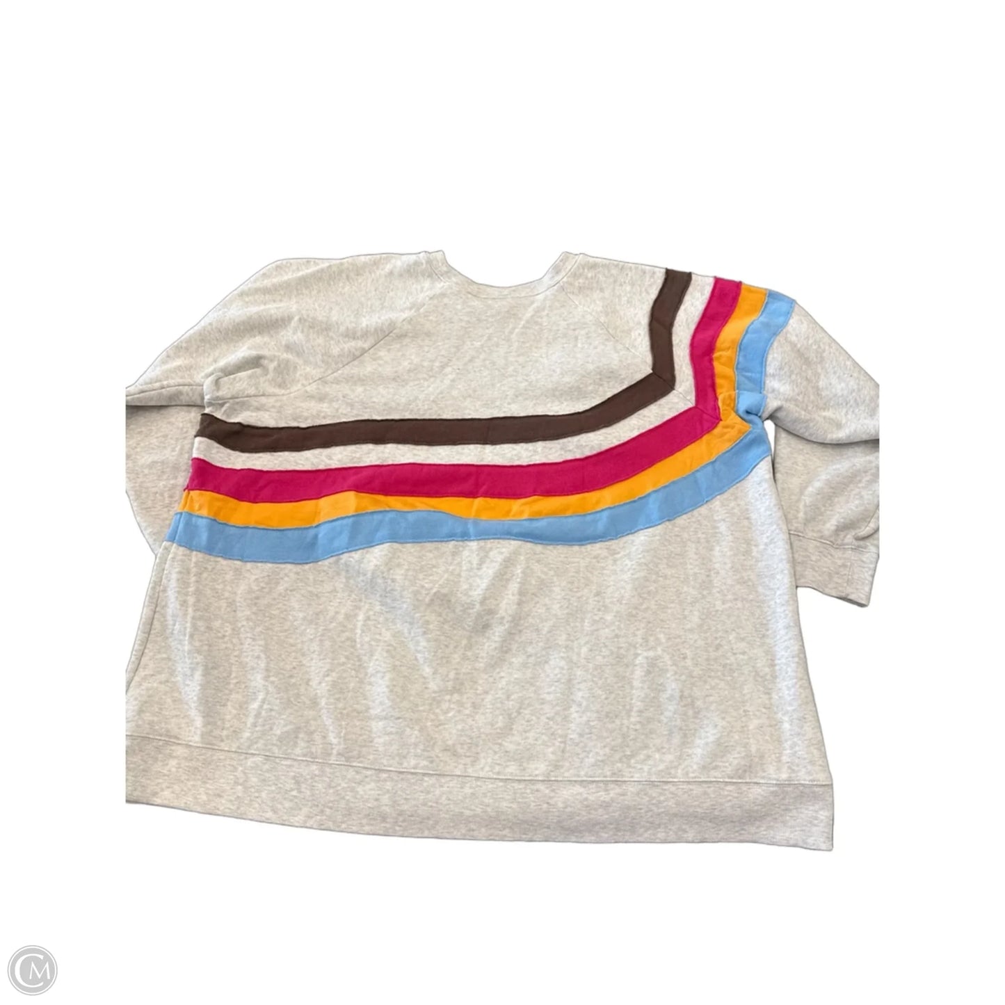Sweatshirt Crewneck By Torrid In Grey, Size: 4x