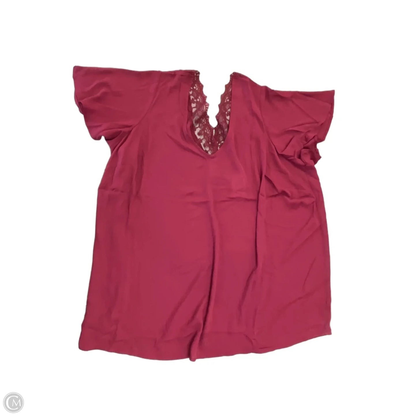 Blouse Short Sleeve By Torrid In Purple, Size: 3x
