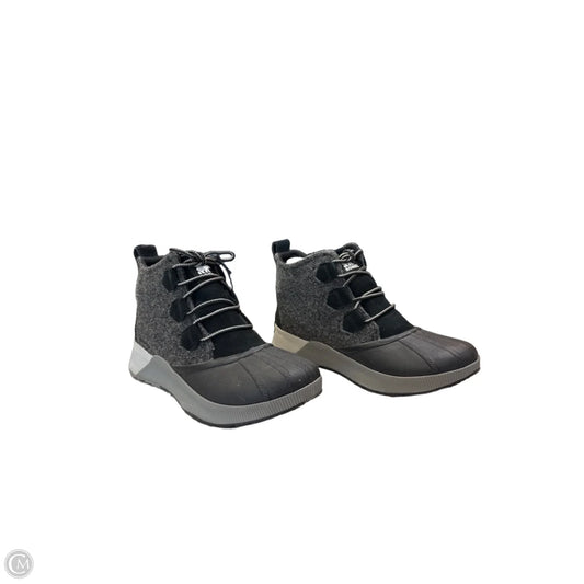 Boots Ankle Flats By Sorel In Black, Size: 10.5