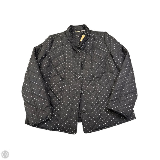 Jacket Puffer & Quilted By Chicos In Black, Size: M