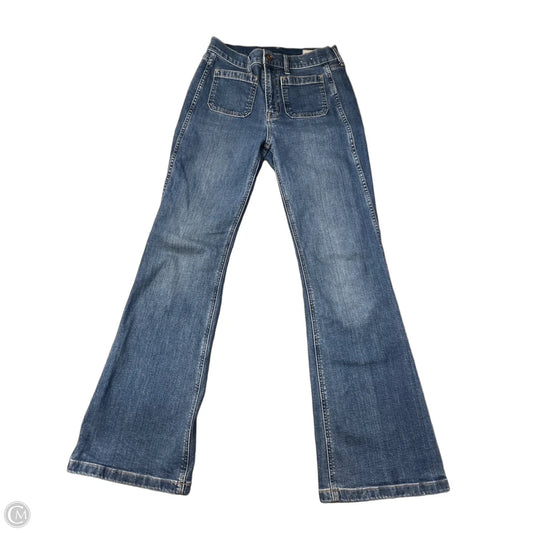 Jeans Flared By Gap In Blue Denim, Size: 4