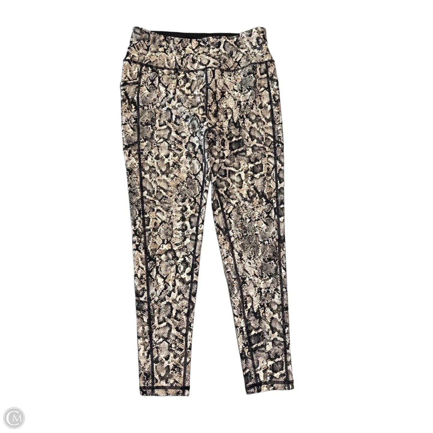 Athletic Leggings By Dkny In Animal Print, Size: M
