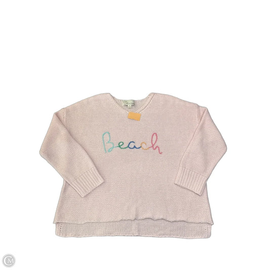 Sweater By Vintage Havana In Pink, Size: S