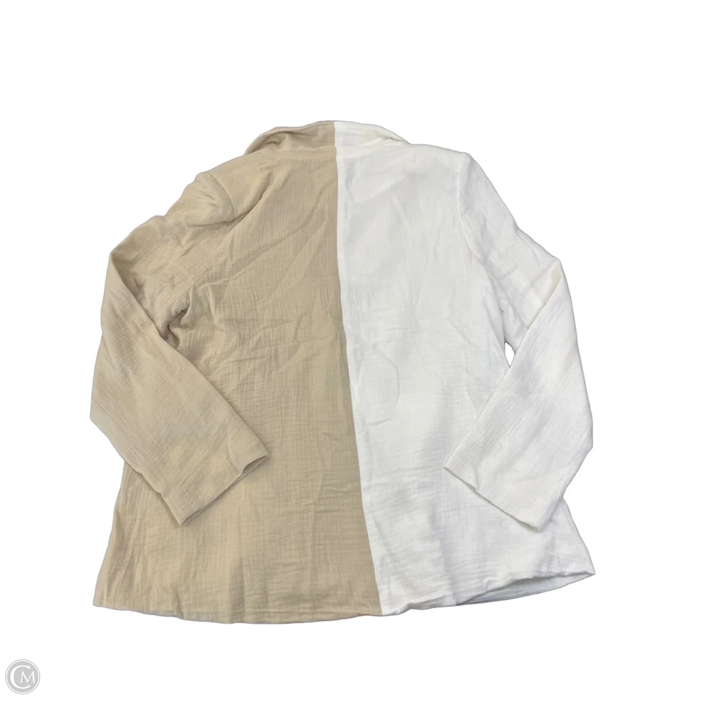 Blazer By Gilli In Tan & White, Size: S