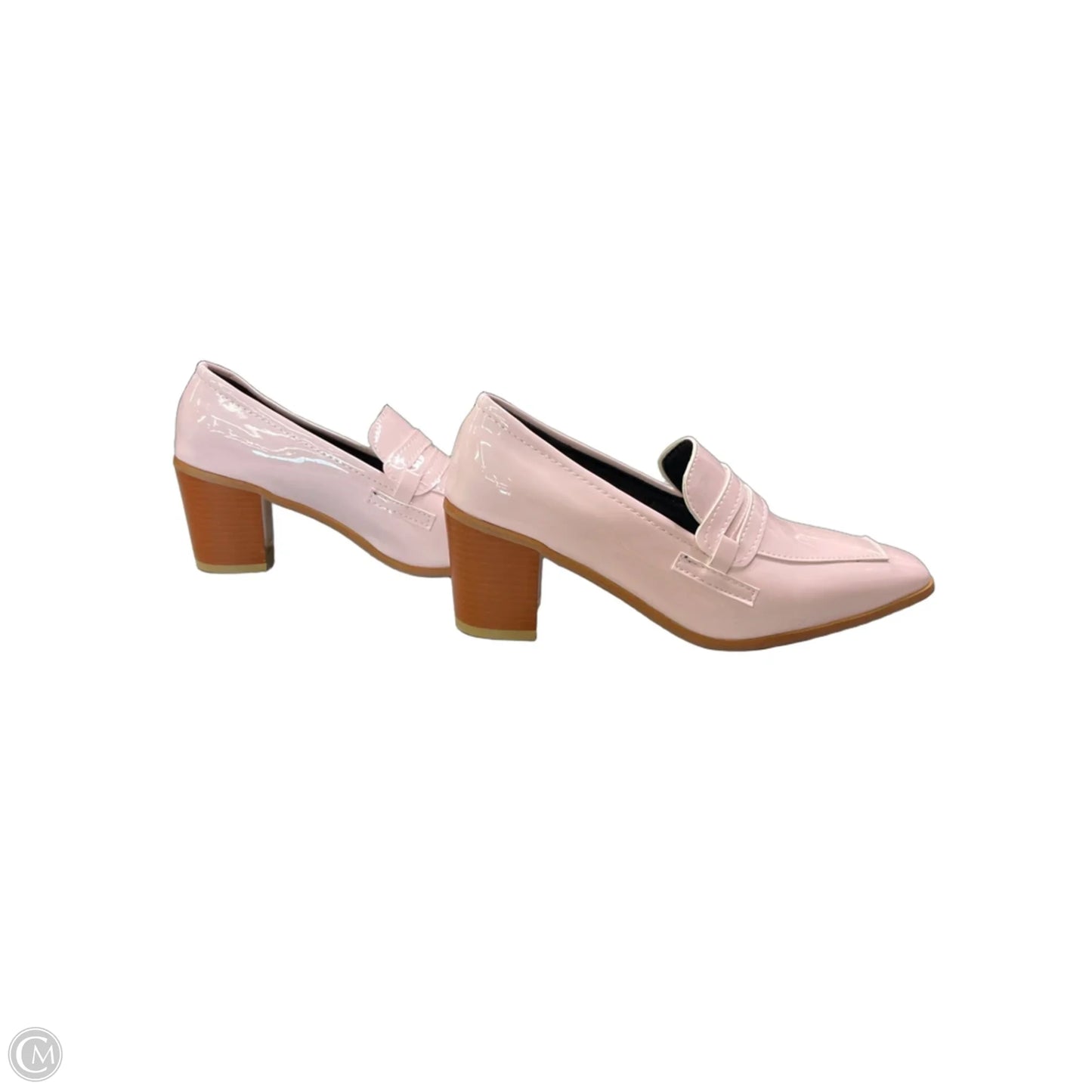 Shoes Heels Block By Clothes Mentor In Pink, Size: 8.5