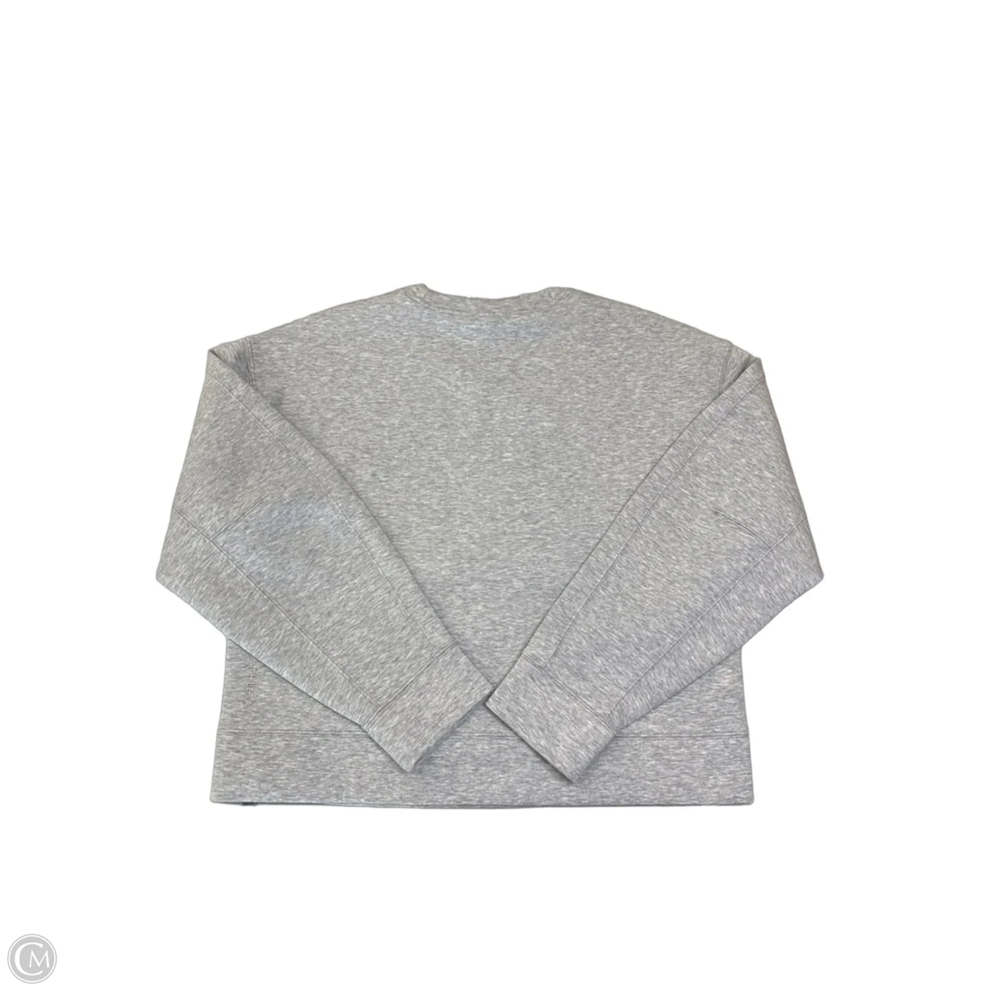 Sweatshirt Crewneck By Athleta In Grey, Size: M