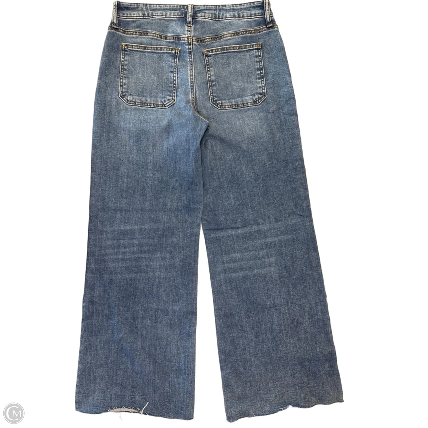 Jeans Wide Leg By Kut In Blue Denim, Size: 6