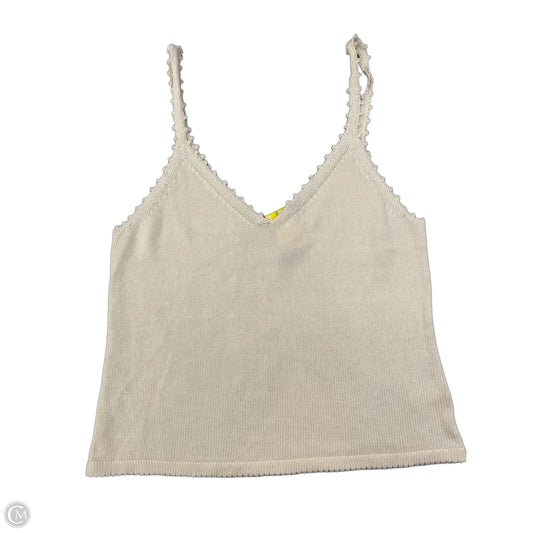 Top Sleeveless By Reformation In Cream, Size: S