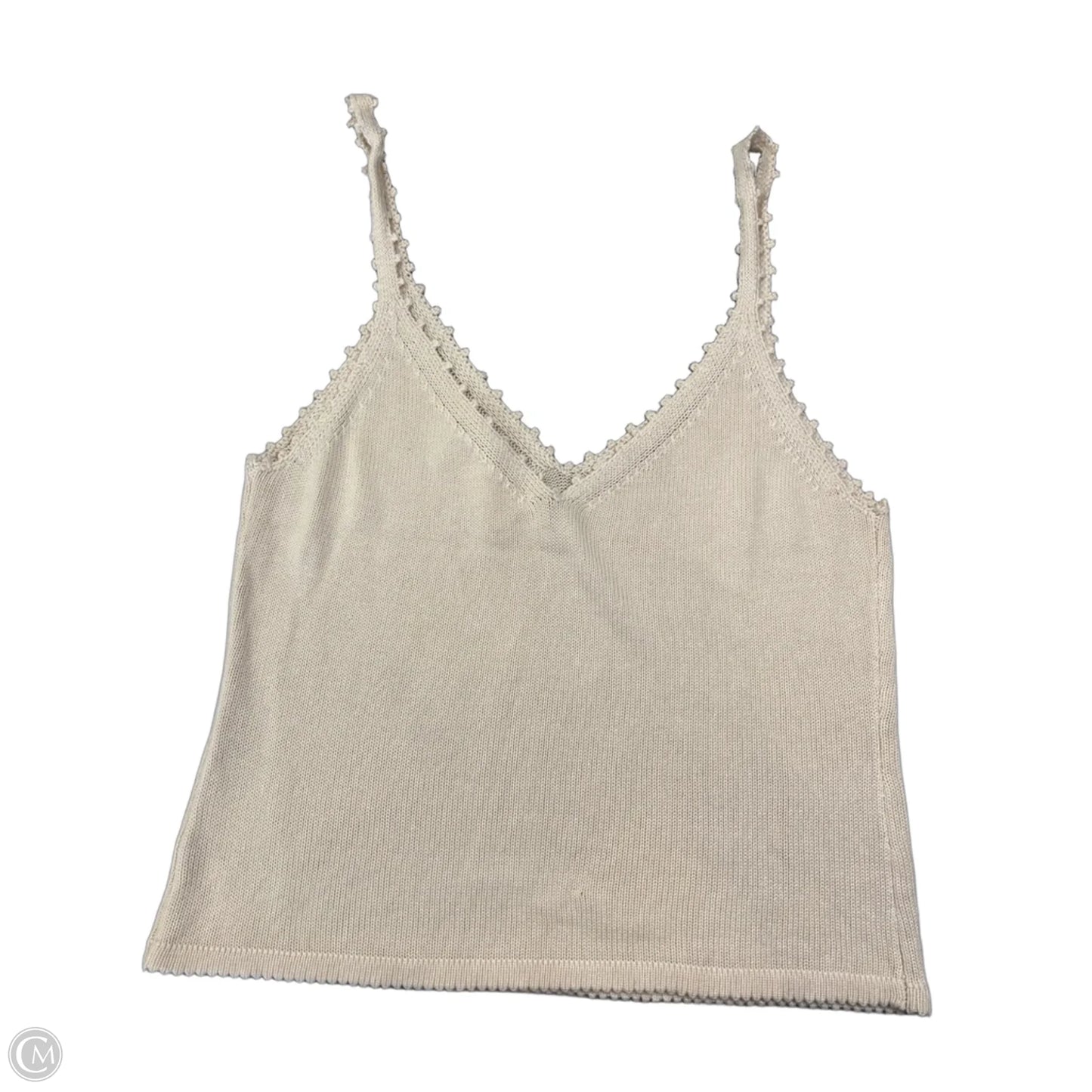 Top Sleeveless By Reformation In Cream, Size: S