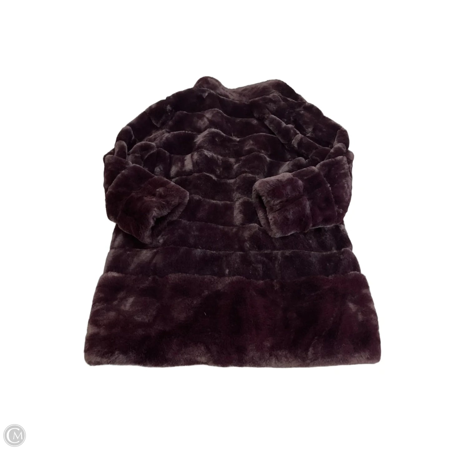 Coat Faux Fur & Sherpa By Jones New York In Purple, Size: 2x