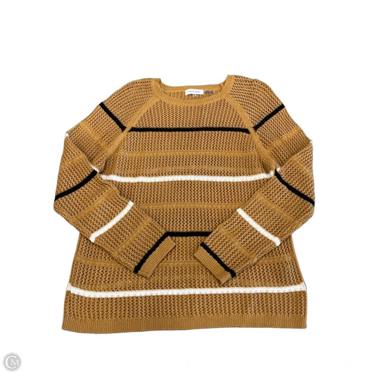 Sweater By Calvin Klein In Brown, Size: M