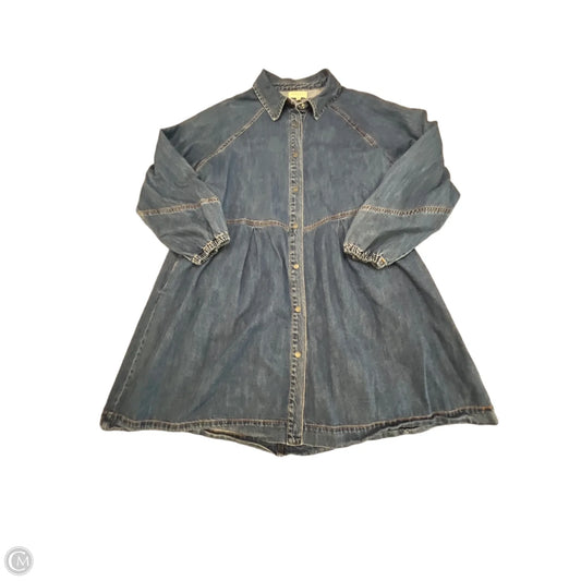 Dress Casual Short By Habitual In Blue Denim, Size: Xl