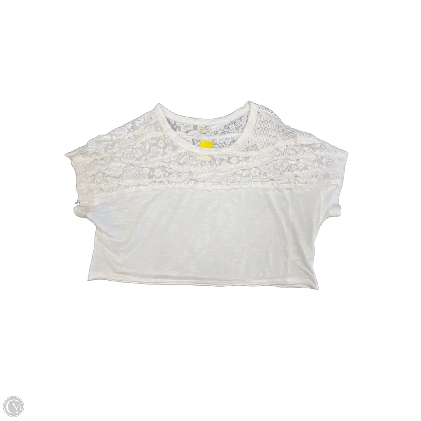 Top Short Sleeve By Pilcro In White, Size: M