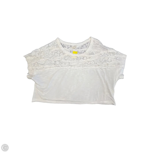 Top Short Sleeve By Pilcro In White, Size: M