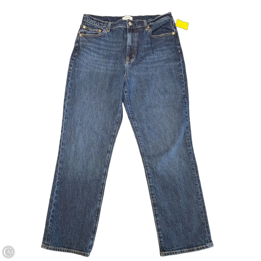 Jeans Straight By Pistola In Blue Denim, Size: 12