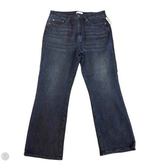 Jeans Straight By Pistola In Black Denim, Size: 12