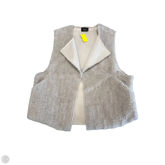 Vest Faux Fur & Sherpa By Vici In Tan, Size: M