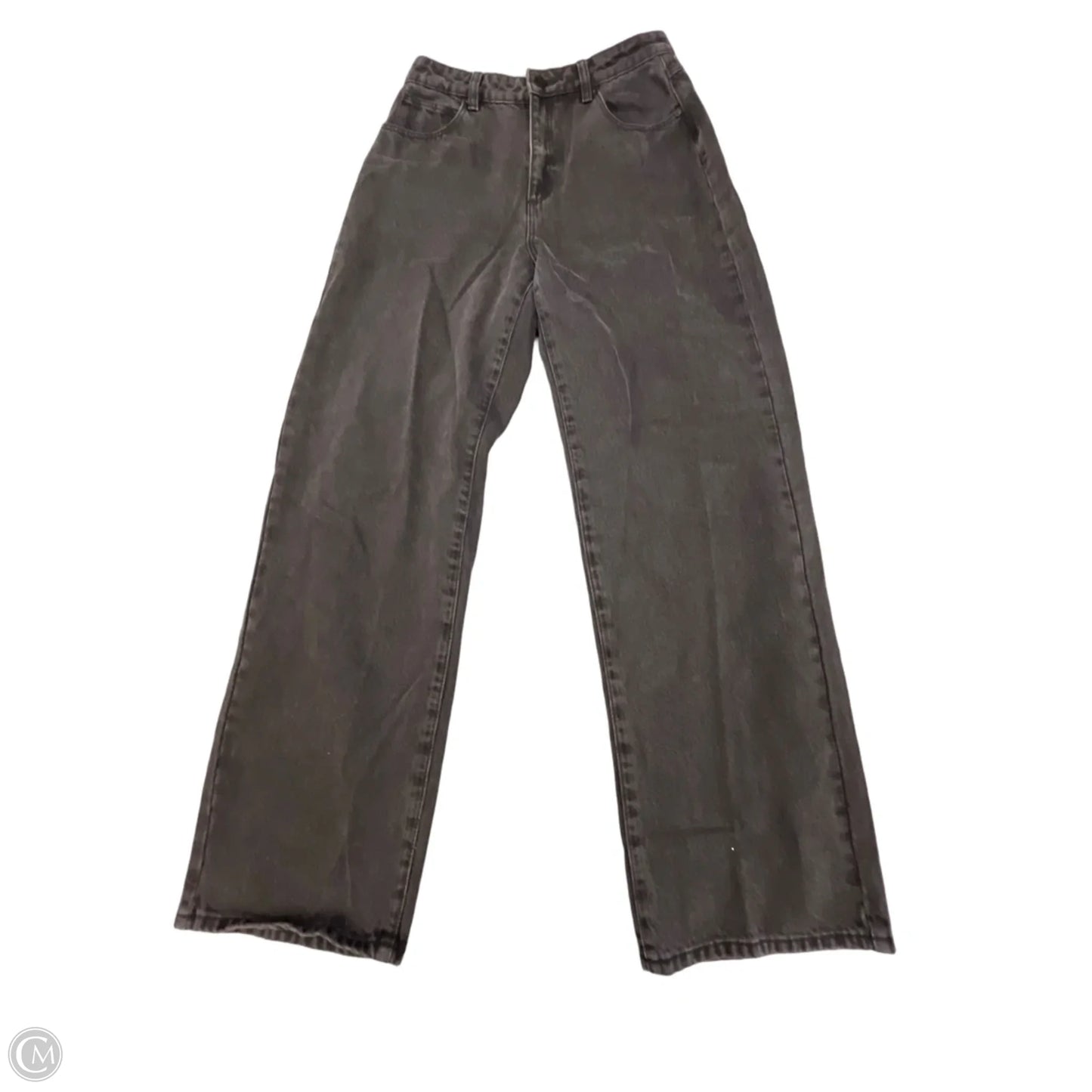 Jeans Wide Leg By Cmc In Black Denim, Size: 6