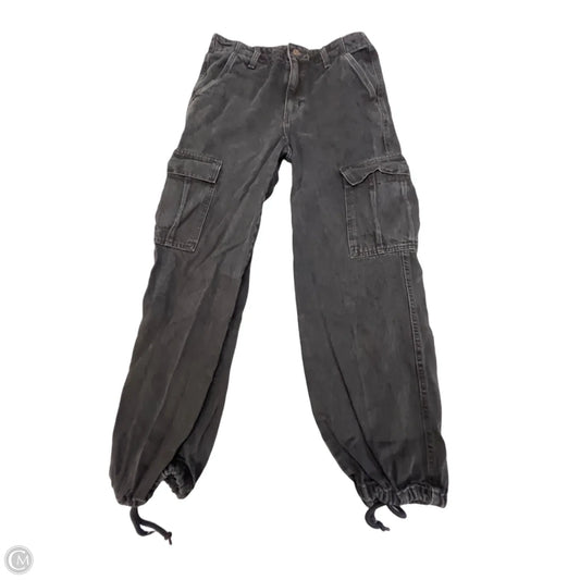 Jeans Wide Leg By Levis In Black Denim, Size: 4