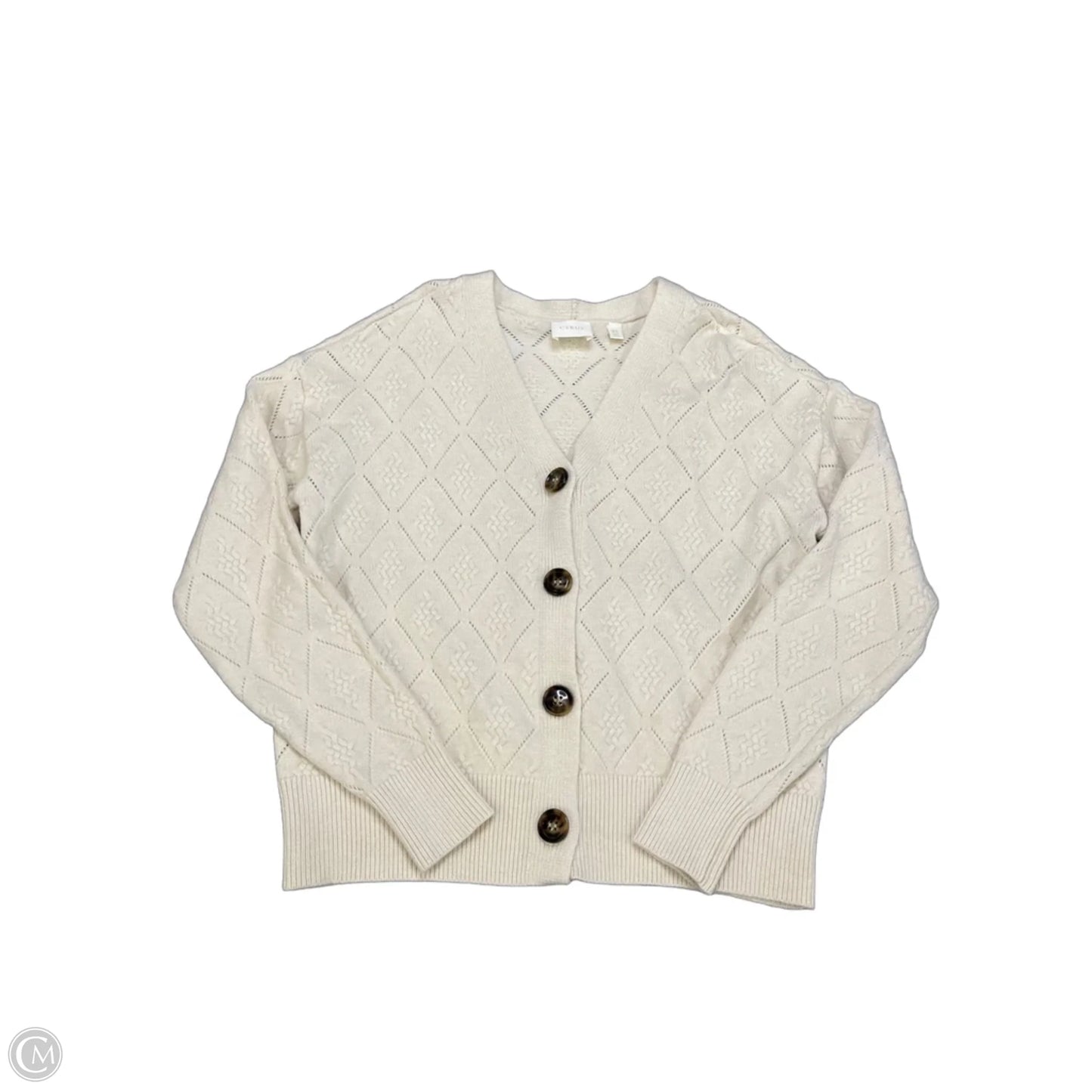 Sweater Cardigan By Cyrus In Cream, Size: Xs