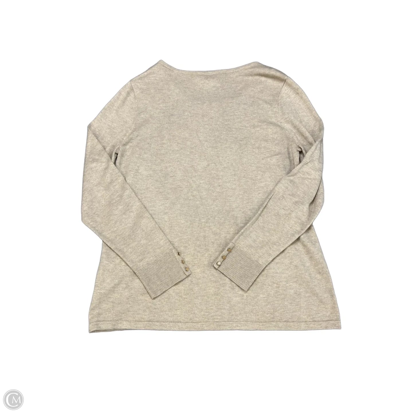Top Long Sleeve By Chicos In Gold, Size: M