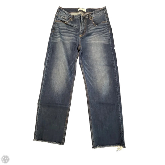 Jeans Straight By Risen In Blue Denim, Size: 10
