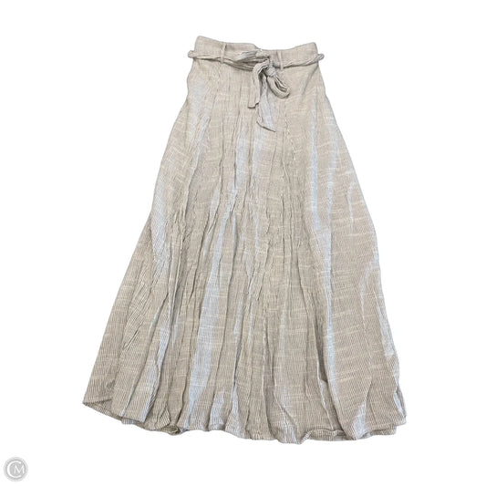 Skirt Maxi By Illa Illa In Striped Pattern, Size: S