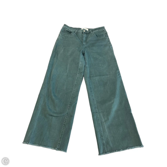 Jeans Straight By Vervet In Teal, Size: 8