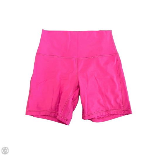Athletic Shorts By Lululemon In Pink, Size: M
