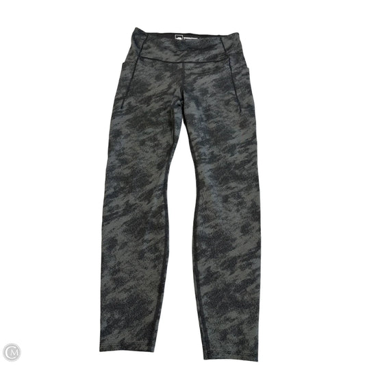 Athletic Leggings By The North Face In Black & Grey, Size: L