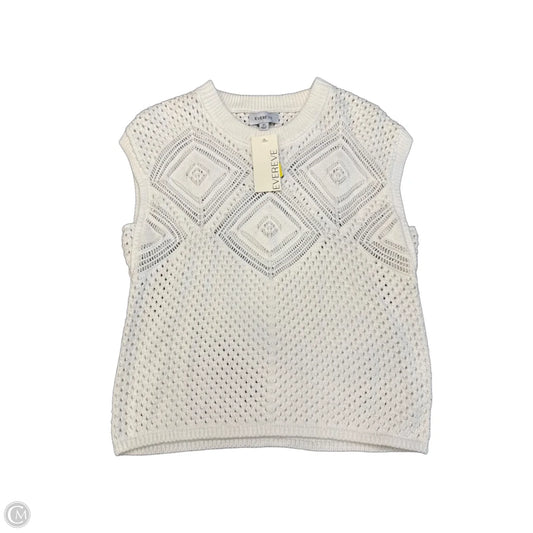 Top Sleeveless By Evereve In Ivory, Size: Xs