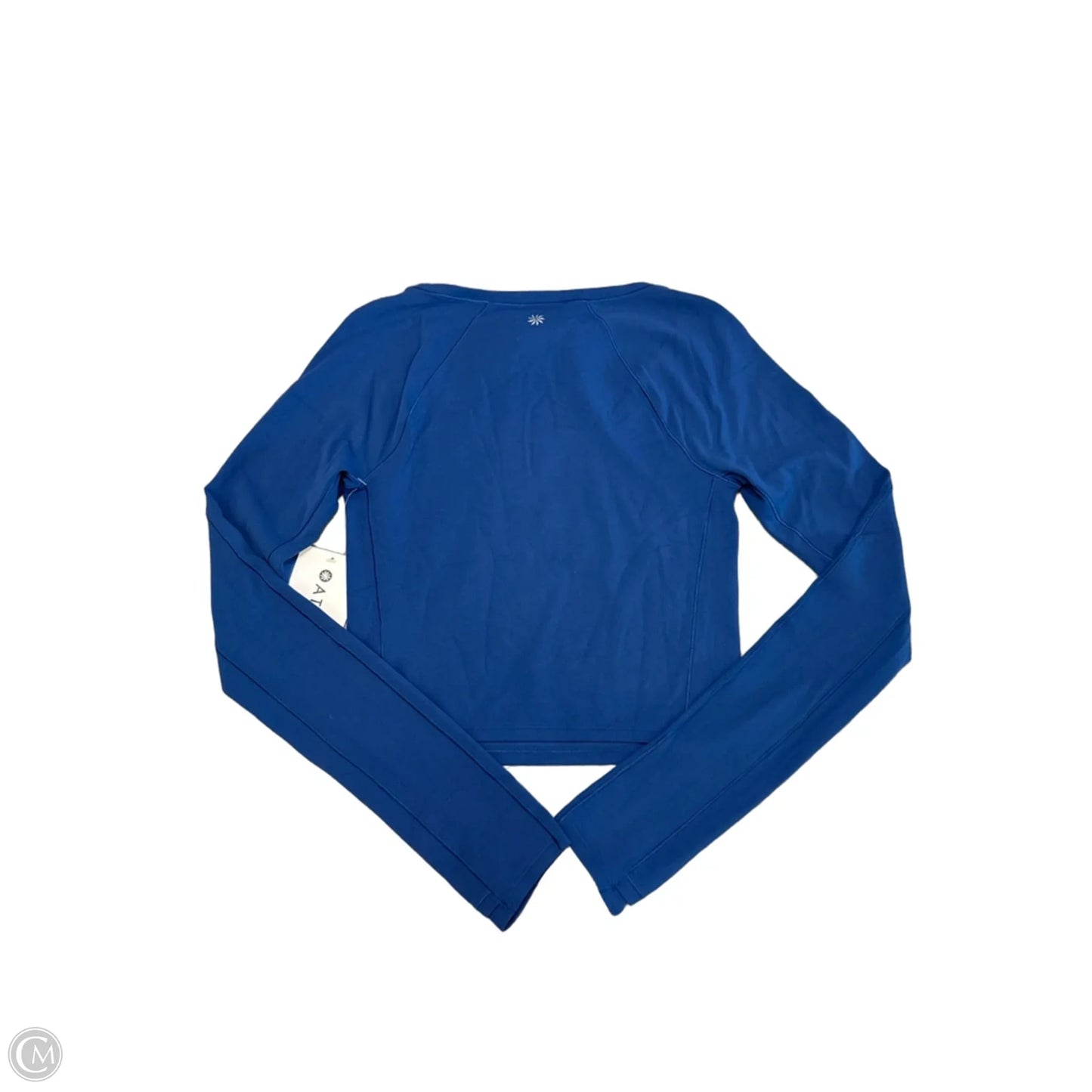 Athletic Top Long Sleeve Crewneck By Athleta In Blue, Size: Xs