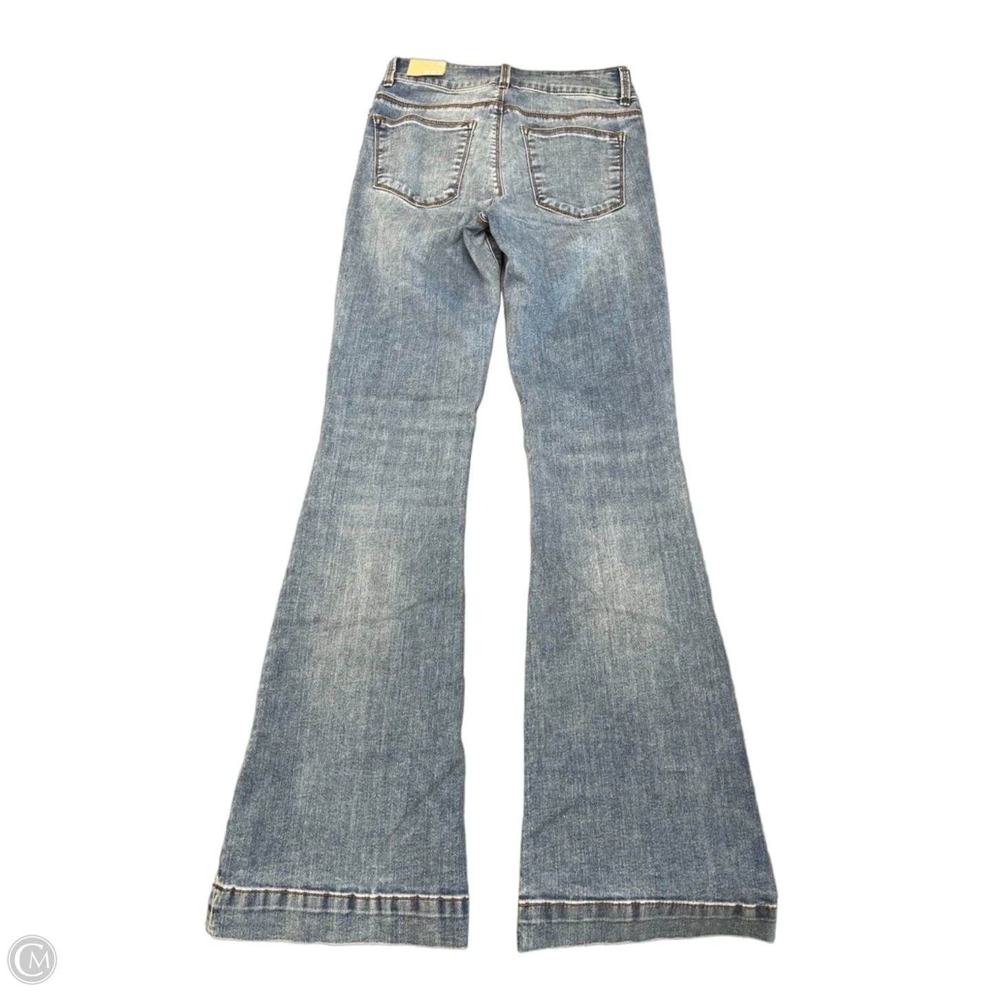 Jeans Flared By Kut In Blue Denim, Size: 0