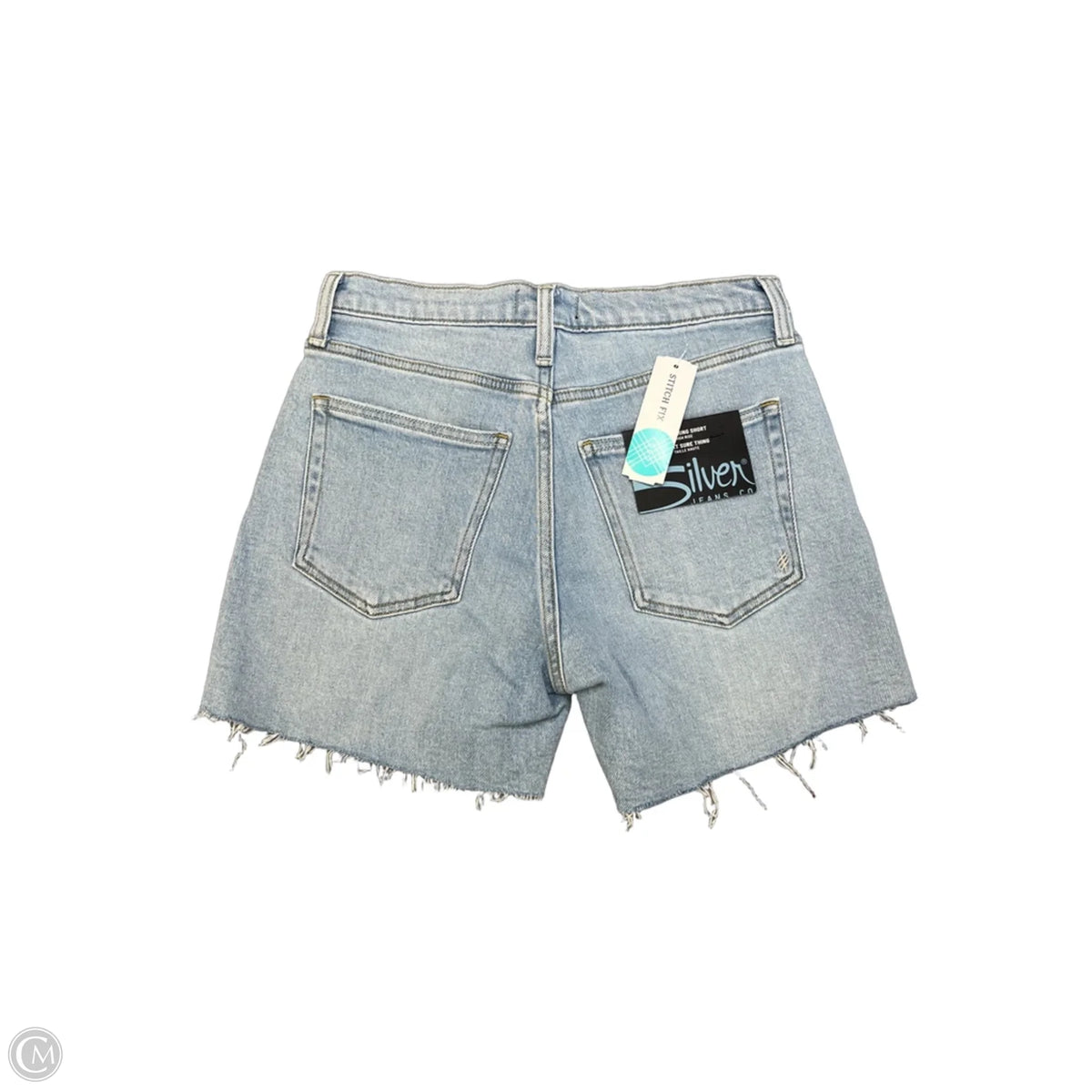 Shorts By Silver In Blue Denim, Size: 0